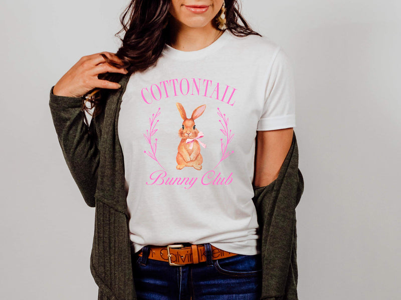 CottonTail Bunny Club Graphic T-Shirt