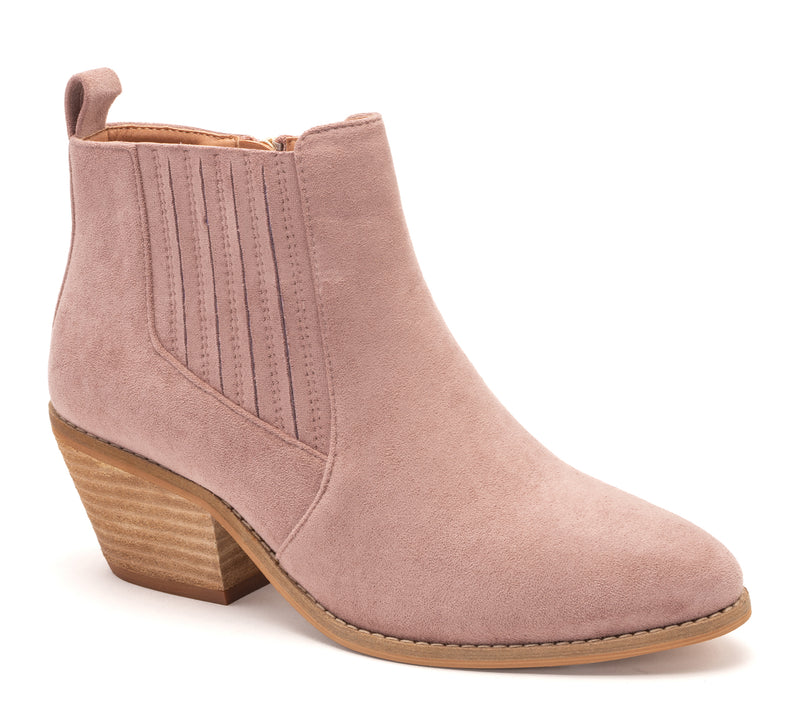 Potion Blush Suede Ankle Boot