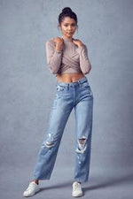 Wrene Ultra High Rise 90's Boyfriend Jeans