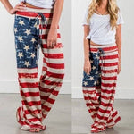 American Flag Print Lounge Pants