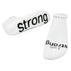 Notes to Self "I Am Strong" Positive Affirmation Socks