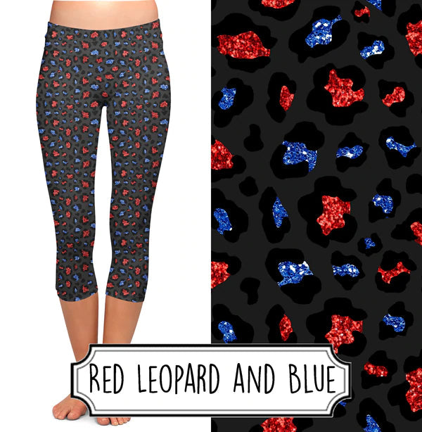 Red Leopard and Blue Capris