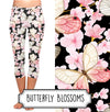 Butterfly Blossoms Capris