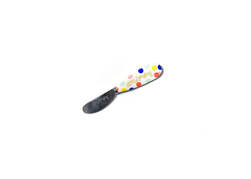 Happy Everything Happy Dot Appetizer Spreader