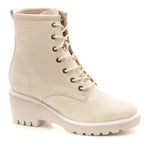Ghosted Cream Combat Boot