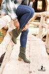 Olive Wicked Slouchy Boot