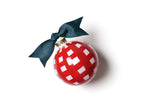 Coton Colors Merry Christmas Gingham Ornament
