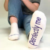 Notes to Self "I Am Perfectly Me" Low Cut Positive Affirmation Socks